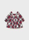 Tartan Plaid Collar Dress image 0