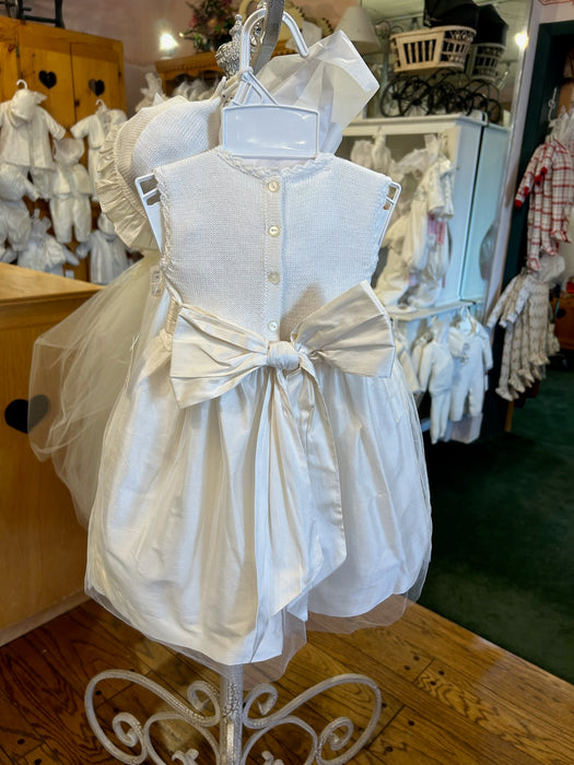 Sleeveless Silk & Knit Dress image 1