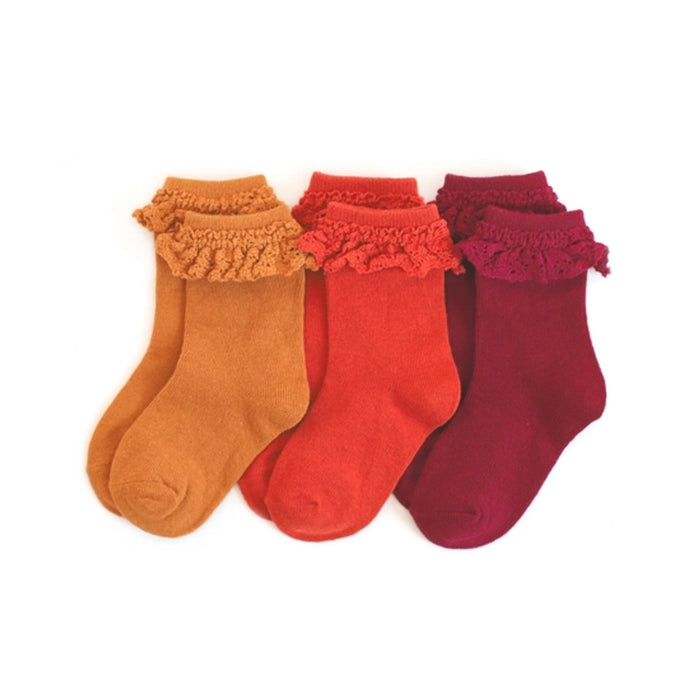 Sunset 3-pack of Lace Midi Socks image 0