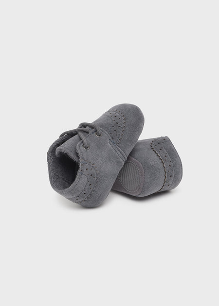 Grey Suede Booties image 1