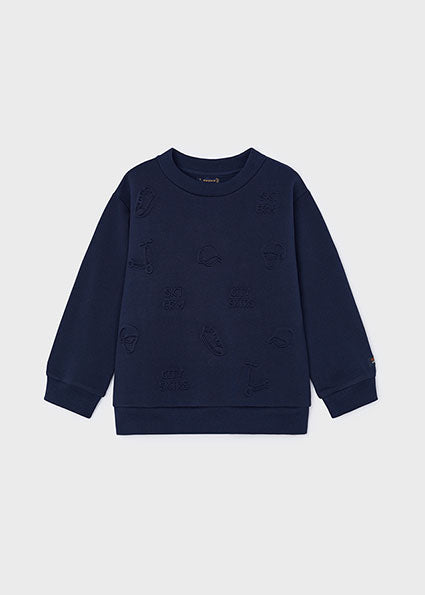 City Skater Embossed Sweatshirt image 2