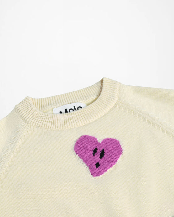 Molo Happy Hearts Knit Set, Multicolor