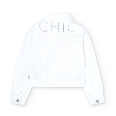 Chic White Denim Jacket image 1