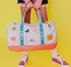 Girl Power Patched Glitter Duffle image 2