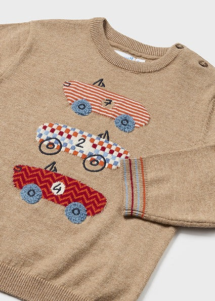 Racecar Sweater & Jeans image 2