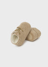 Tan Suede Booties image 1