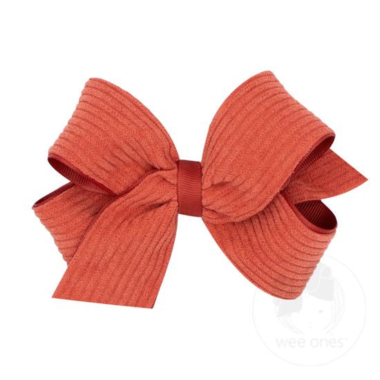 Corduroy Over Grosgrain Bow image 4