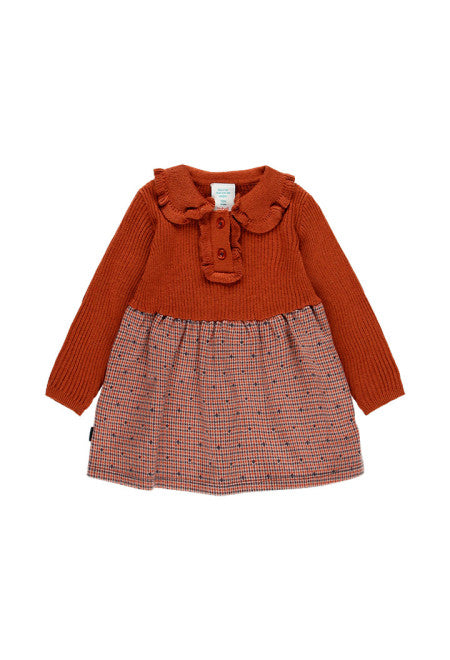 Orange Plaid Dress image 0