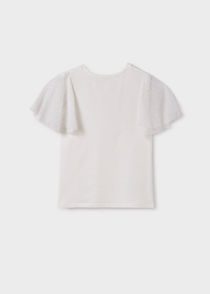 Girls’ Tulle Sleeve Top image 1