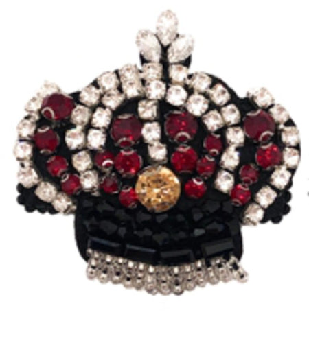 Beaded Patch Hair Clips image 0