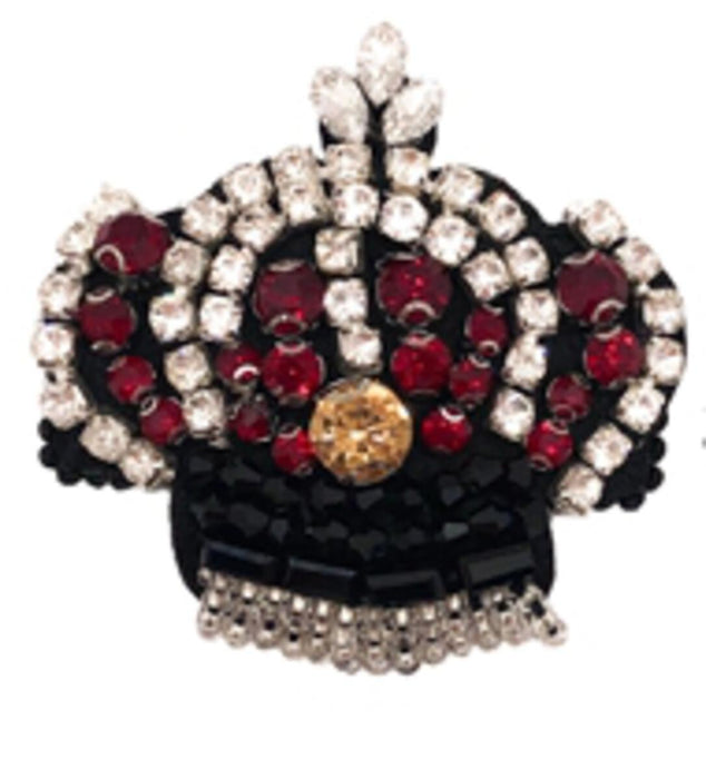 Beaded Patch Hair Clips image 0