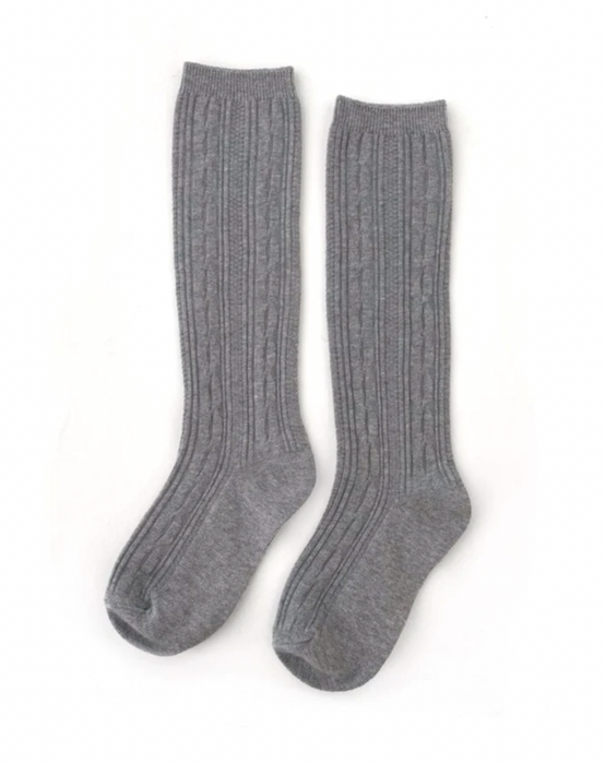 Cable Knit Knee High Socks 0-6mos. image 4