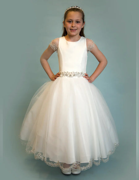 Kate - Diamond White w/ Veil 2025 Bella Bow image 0