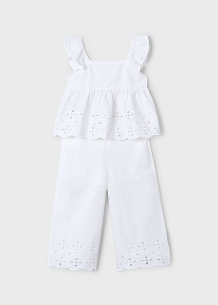 White Gaucho 2pc Set image 0