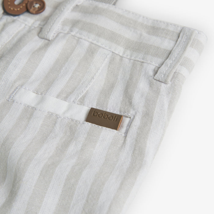 Tan Pinstripe 4-piece Set image 14
