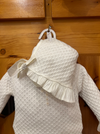 Girl Waffle Cross Knit 2-piece with Hat image 2
