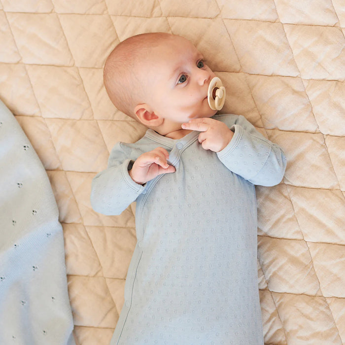 Blue Pointelle Knit Collection image 1