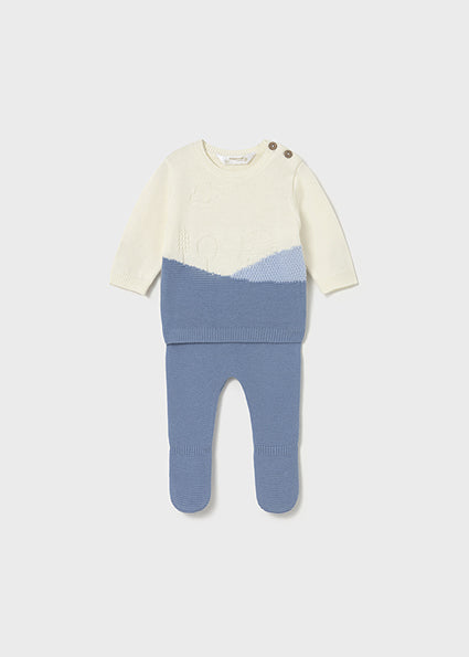 Blue 2pc Knit Set