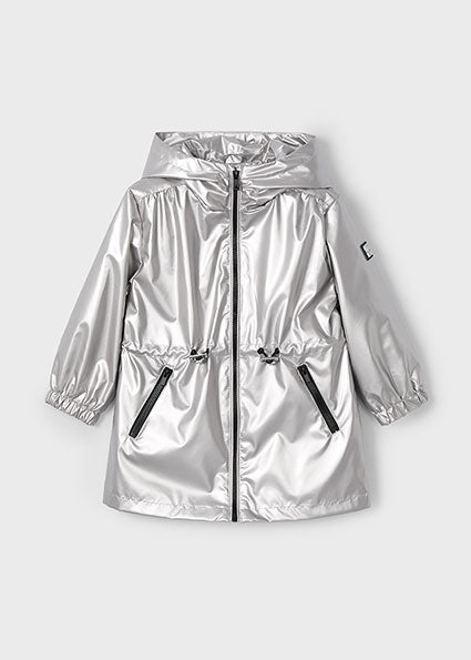 Futuristic Silver Windbreaker image 0