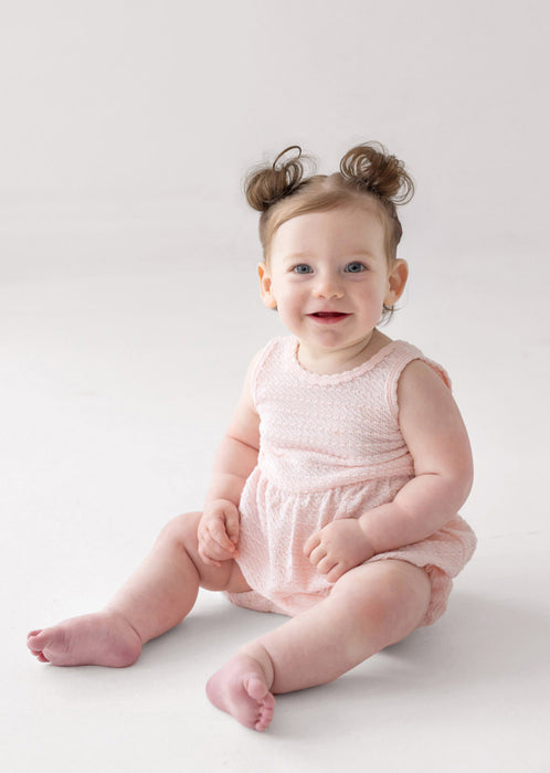Pink Cloud Baby Romper