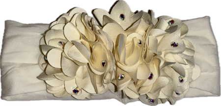 Rhinestone Flowers Headband image 0