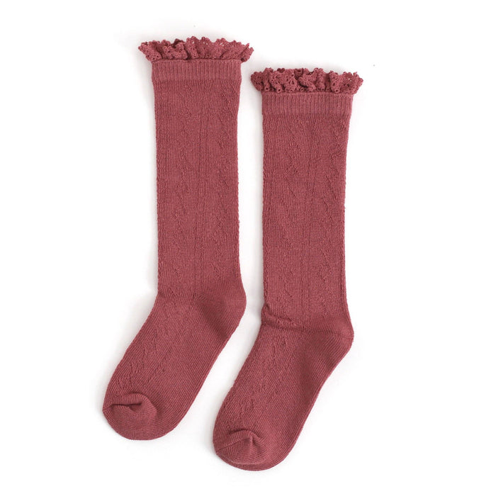Fancy Lace Top Knee Highs 1.5-3years image 8