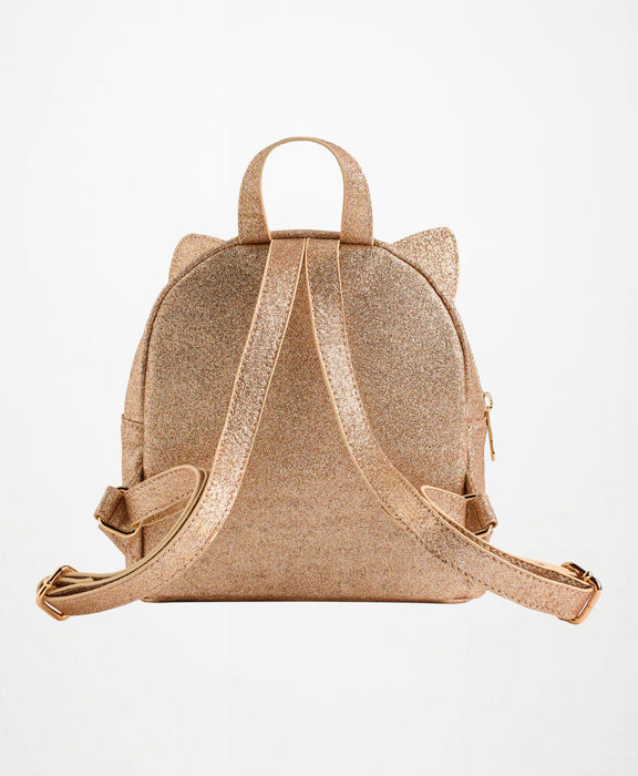 Molo Kitty Sparkle Backpack, Gold