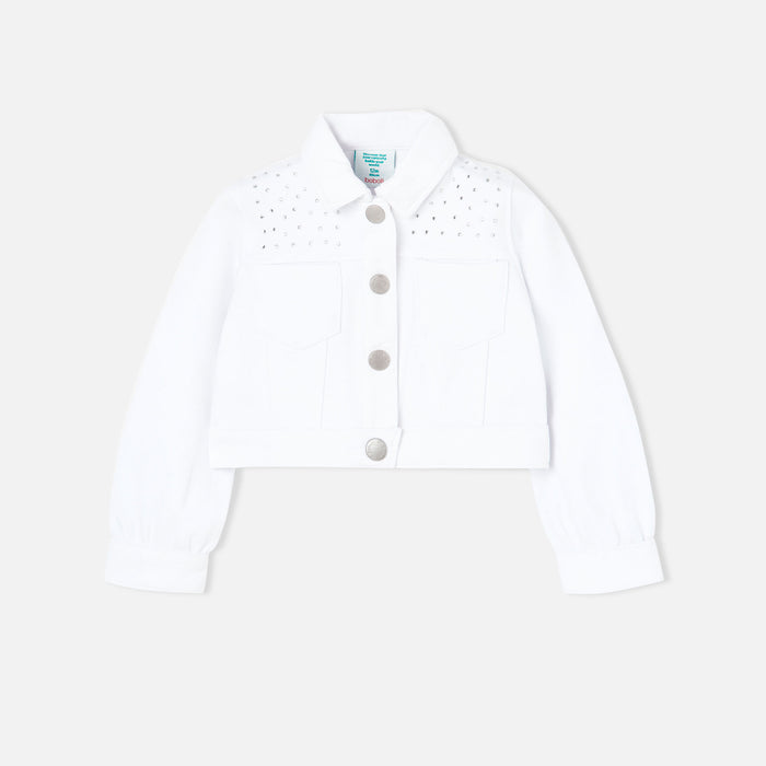 White Studded Jacket image 0