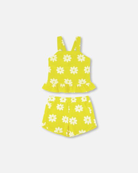 Yellow Flowers Terry 2-piece Set image 1