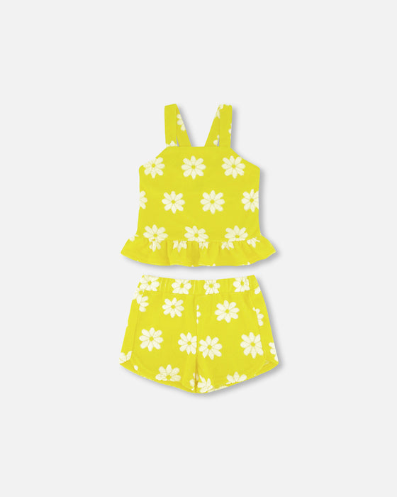 Yellow Flowers Terry 2-piece Set image 1