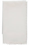 Special Occasion Off White Quilted Blanket with Lace Trim image 0