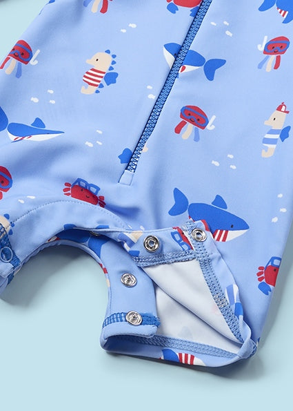 Under the Sea Swim Romper w/ Hat image 2