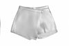 Metallic Silver Wrap Skort image 0
