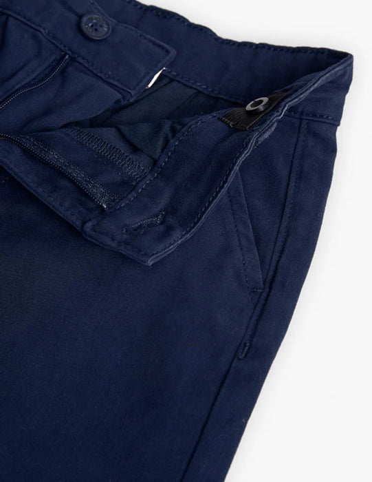 Colorblock Knit Sweater & Navy Pant Set