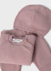 Pink Knit 2pc Set w/ Hat image 1