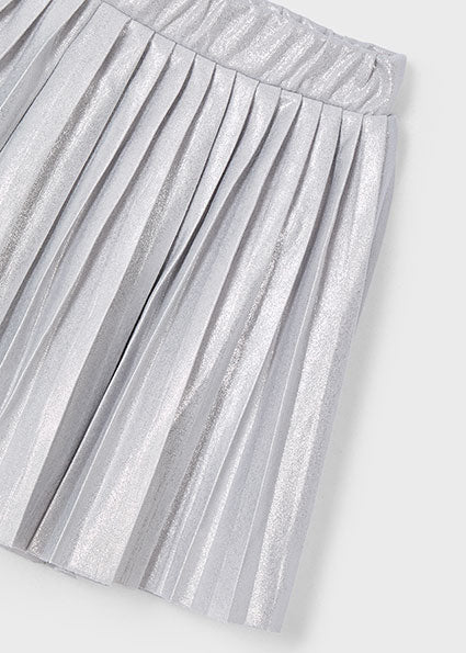 Silver Slick Pleated Skort image 2