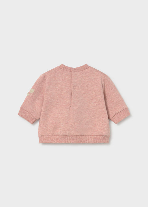 Bow Sweatshirt & Denim Pant Set, Infant Sizes, Pink