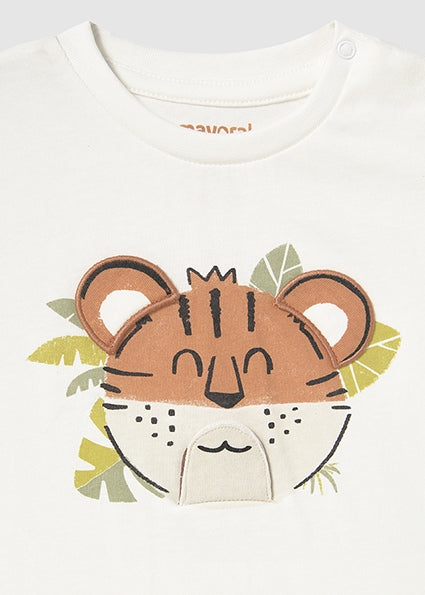 Roaring Tiger Flip-Mouth Tee & Shorts Set image 1
