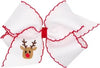 Embroidered Christmas Bow image 4