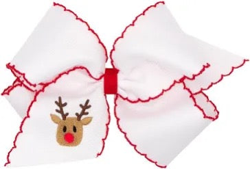 Embroidered Christmas Bow image 4