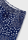 Navy Speckled Smock Top & Matching Pants image 6