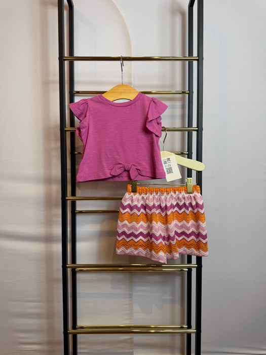 Flutter & Fun Chevron Short Set