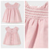 Smocked Flutter Sleeve Dress image 3