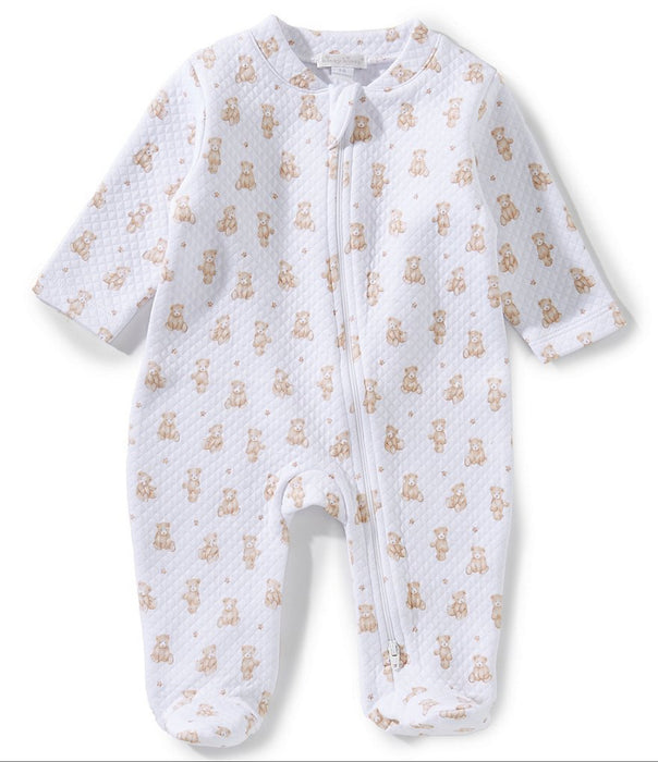 Brown Jacquard Teddy Bear Footie