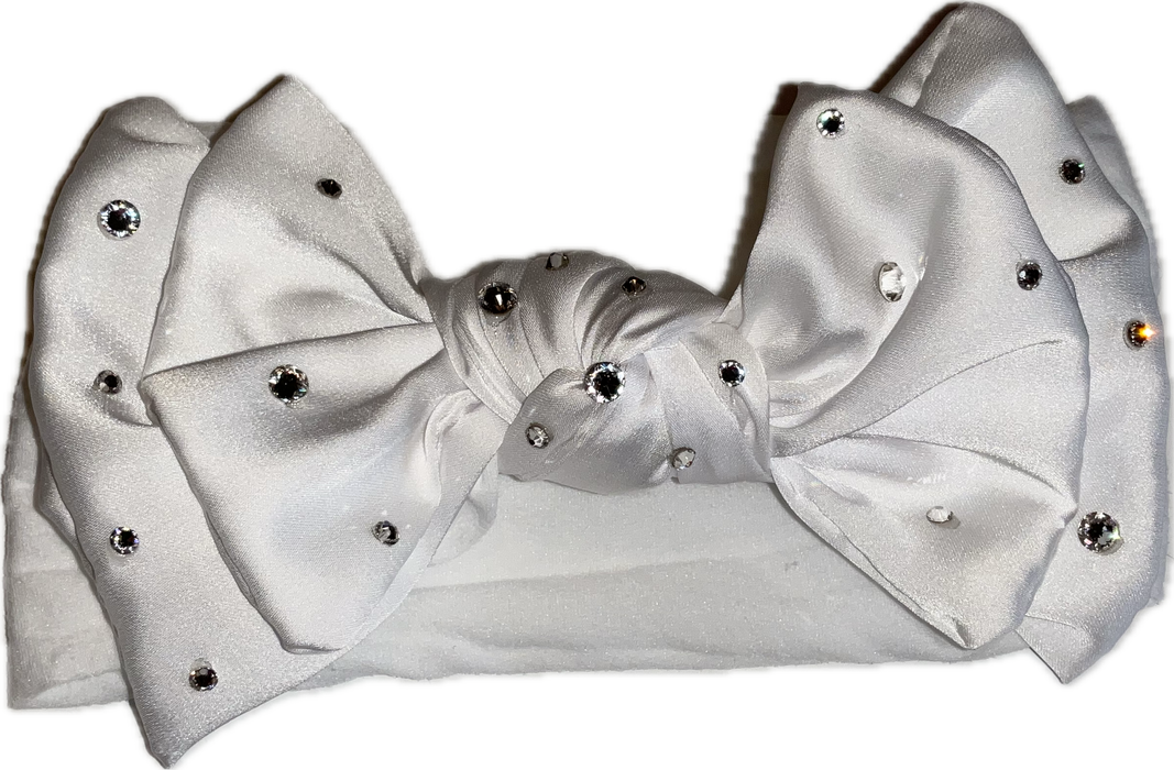 Rhinestone Silk Bow Headband image 3