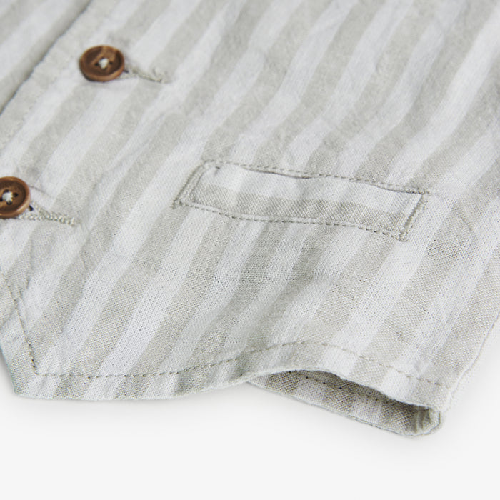 Tan Pinstripe 4-piece Set image 4