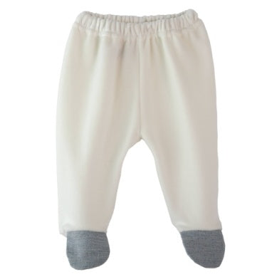 Grey & White 2-Piece Cotton Set
