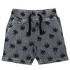 Grey Printed Palm 2pc Set image 1