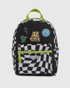 MINI No Bad Vibes Patched Checkered Backpack image 0