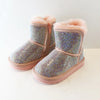 Pink Holographic Rhinestone Boot image 1